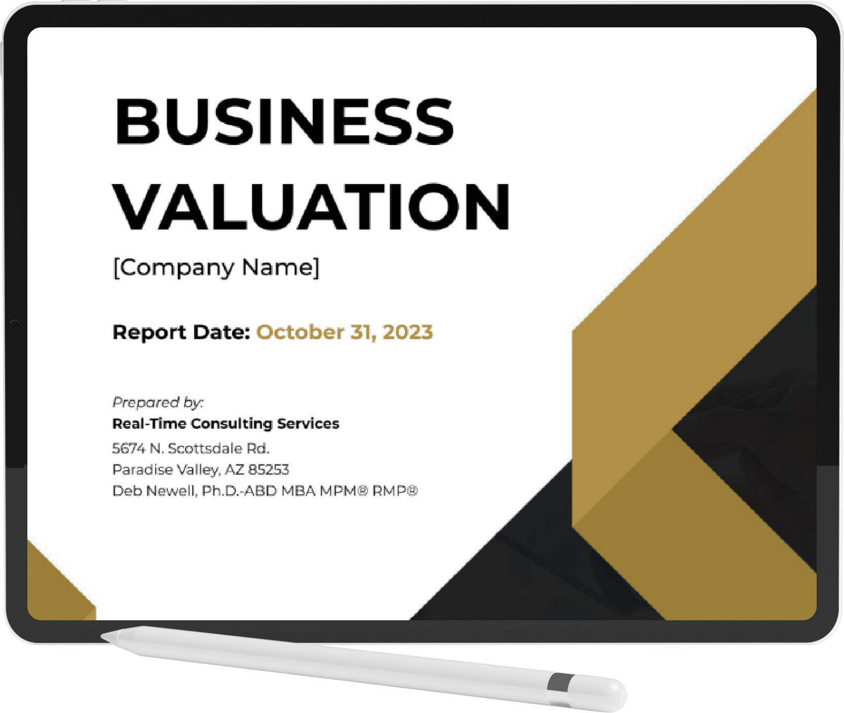 mockup-business-valuation